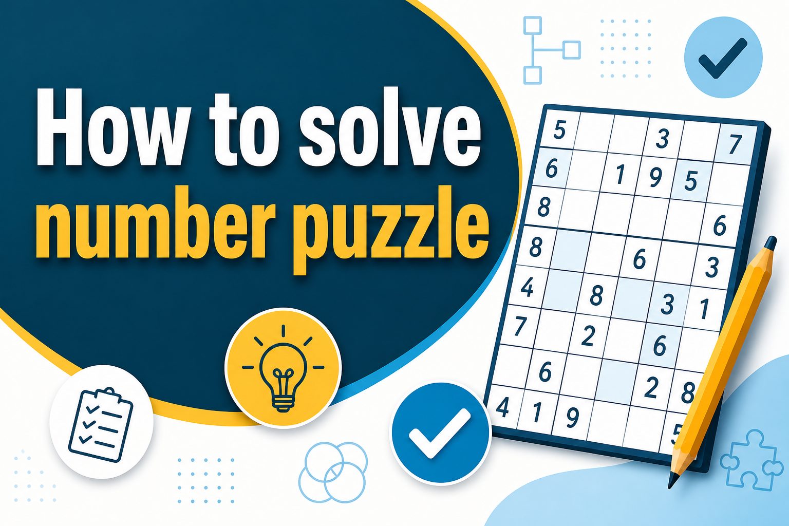 Hands arranging numbered tiles while solving a number puzzle